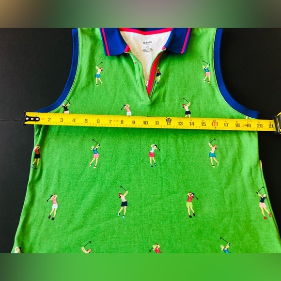 Rafaella Weekend Sleveless Collared Golf Shirt Top Size L - Picture 8 of 9